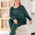 KADIN KADİFE PİJAMA TAKIMI